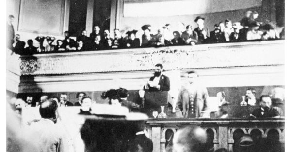 Aug. 23, 1903: Theodor Herzl opens the Sixth Zionist Congress by making the case for the Uganda Plan as a step toward a homeland in the Land of Israel.