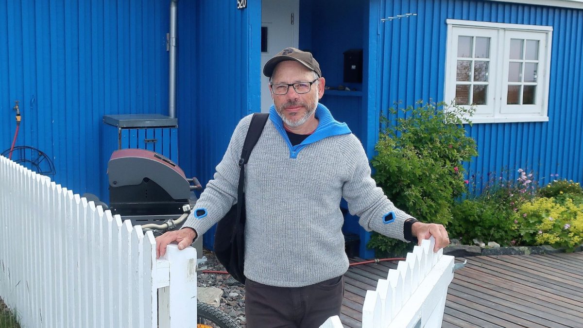 Paul Cohen at his home in Narsaq, Greenland. (Dan Fellner)