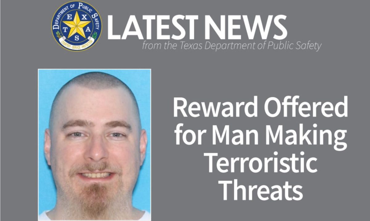 A Texas Department of Public Safety reward announcement for information leading to the arrest of Hardy Lloyd, May 20, 2022. (Screenshot)