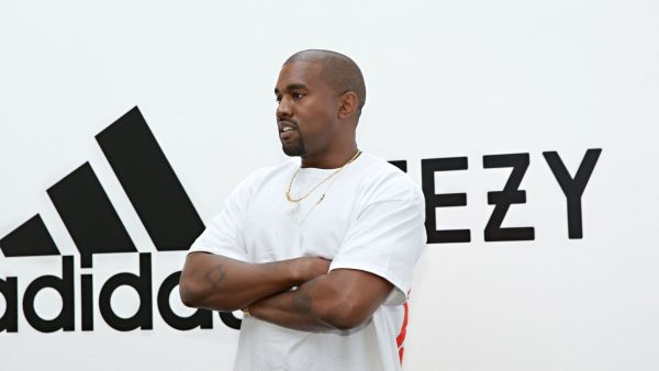 Kanye West at Milk Studios for an Adidas + KANYE WEST partnership announcement on June 28, 2016 in Hollywood, California. 