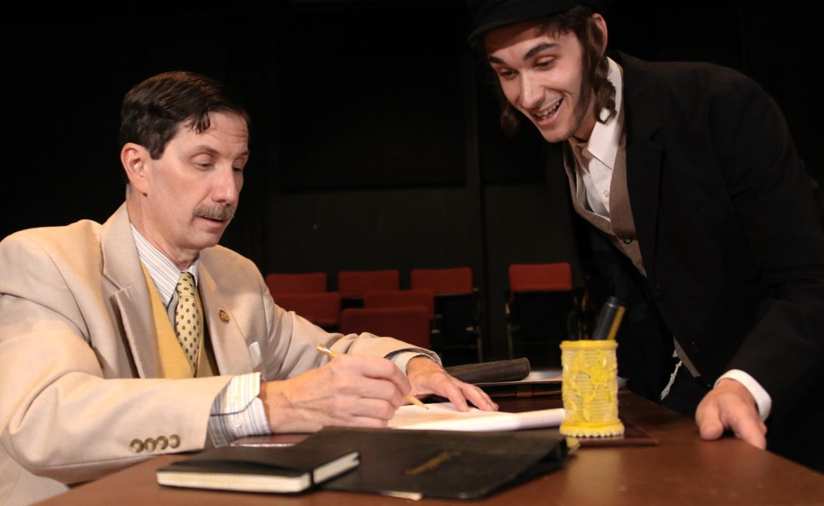 The actors are (L) David Wassilak as Milton and (R) Dustin Petrillo as Haskell.  