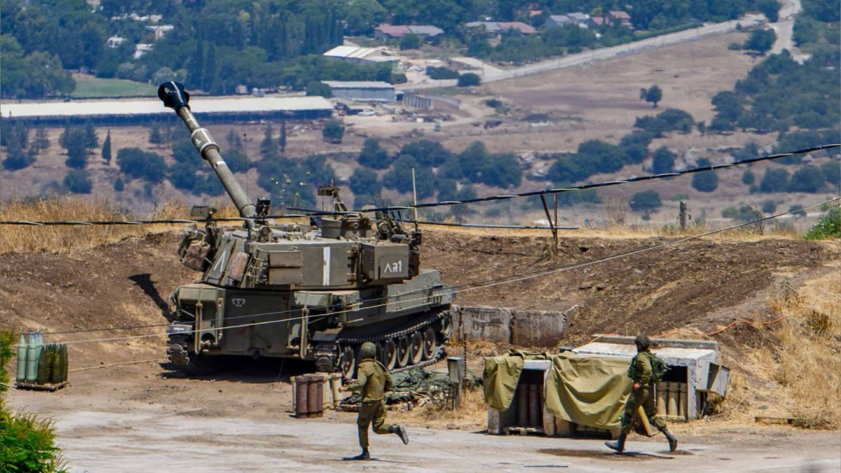 IDF Artillery Corps personnel near the border with Lebanon, July 6, 2023. Photo by Ayal Margolin/Flash90.