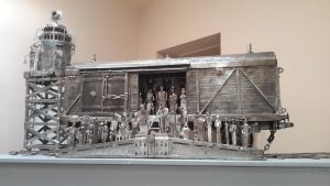 St. Louis artist’s haunting boxcar sculpture deepens Holocaust Museum cattle car exhibit