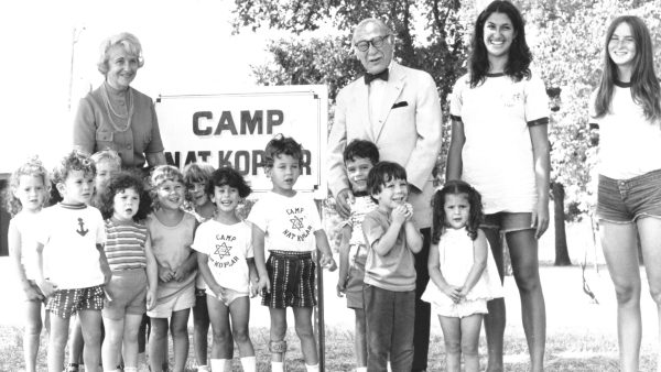 Who is in this 1972 photo from Camp Nat Koplar?