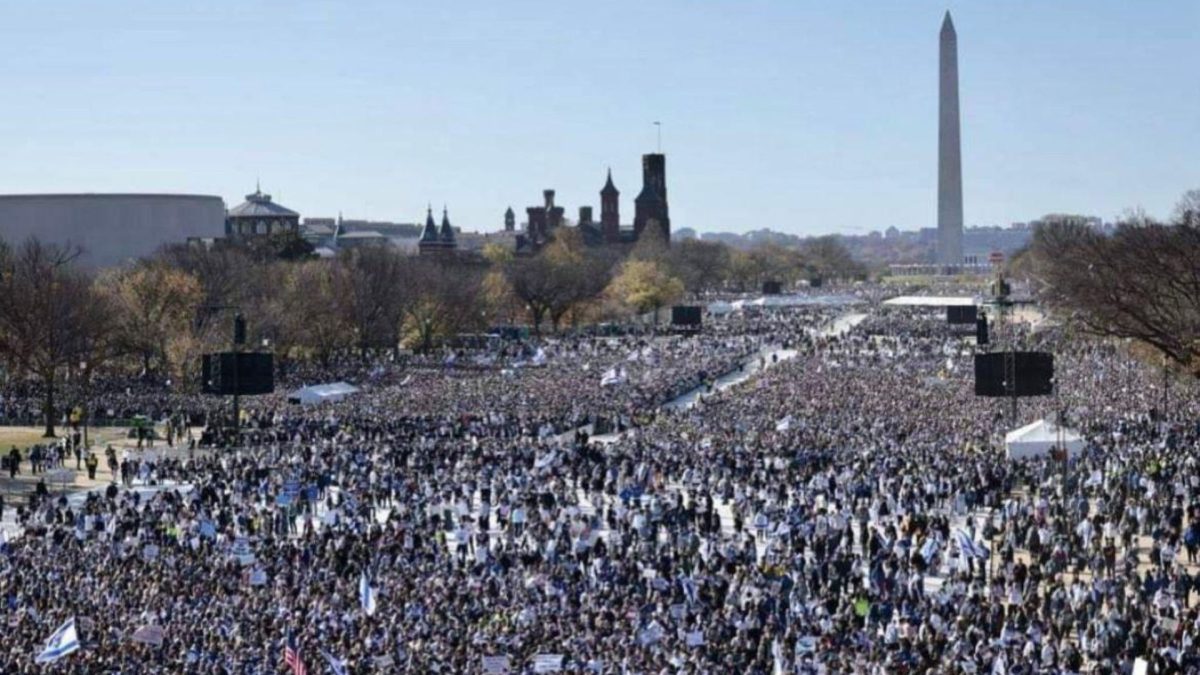 An+estimated+290%2C000+attended+the+March+For+Israel+in+Washington+D.C.+including+300+from+St.+Louis
