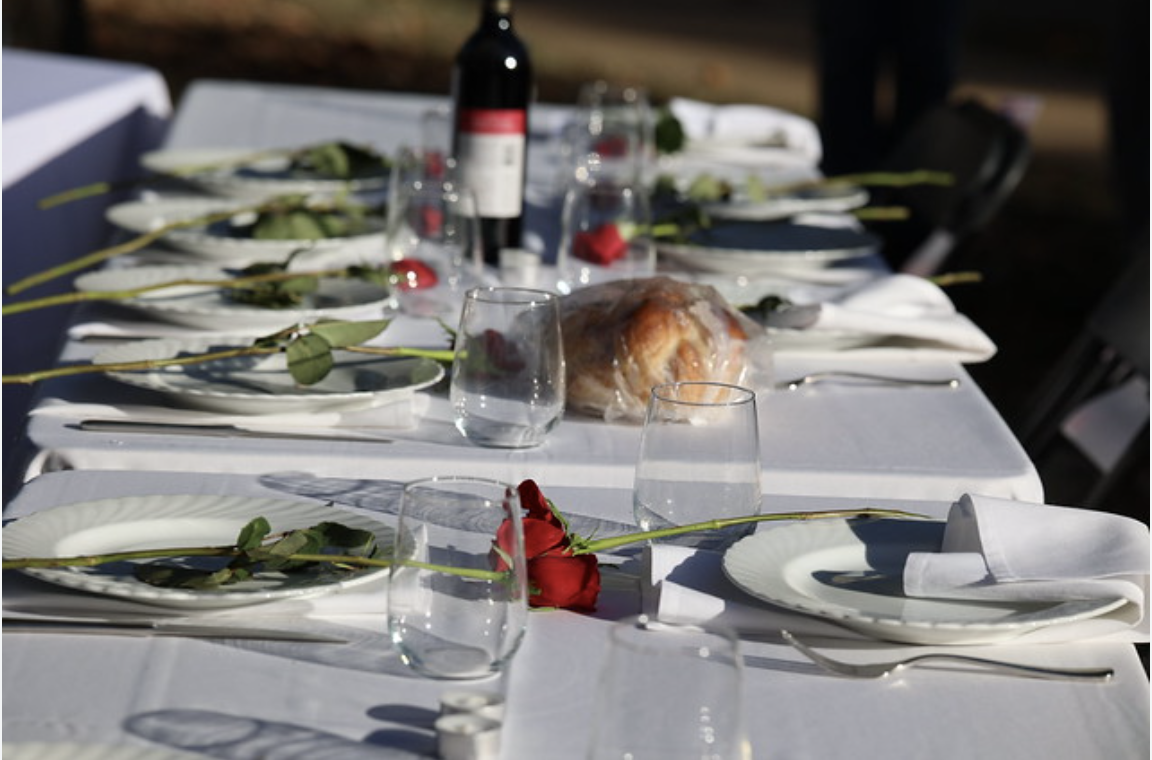 Photos: The Empty Shabbat Table at Shaw Park