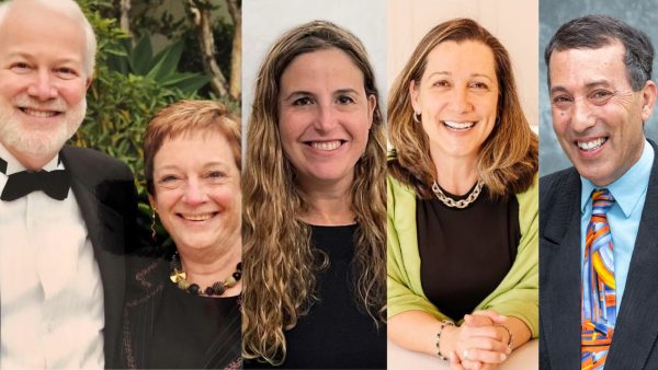 From left, Nusach Hari B’nai Zion will honor Drs. Jay Pepose and Susan Feigenbaum, Marcela Morgensztern, Nancy Rush and Stuart Klaman at the congregation’s 118th anniversary dinner on Sunday, Dec. 3.