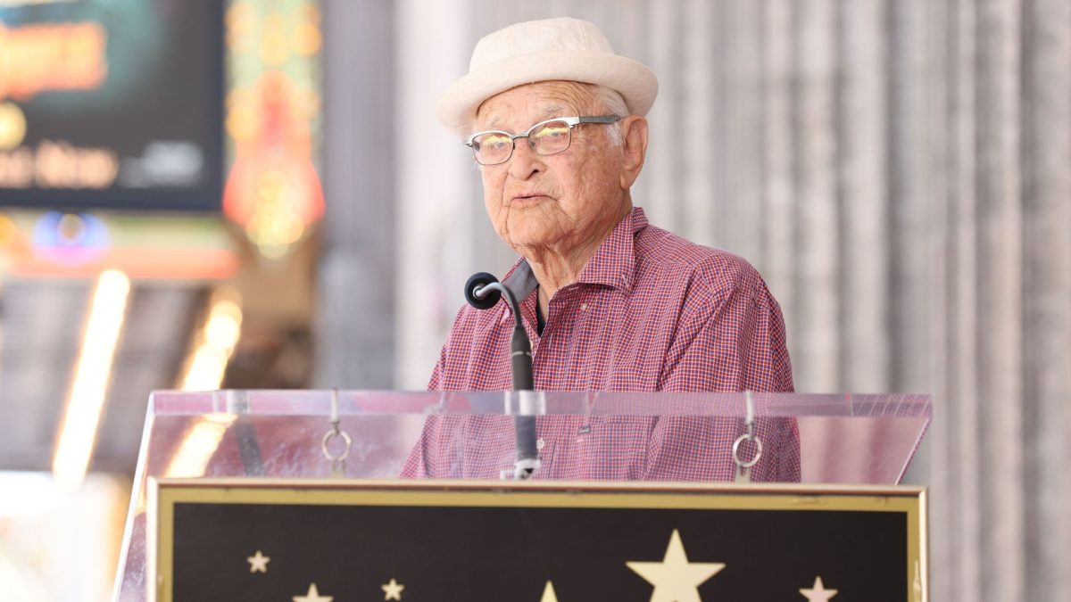 Norman Lear attends the Hollywood Walk of Fame Star Ceremony honoring Marla Gibbs on July 20, 2021 in Hollywood, California. 
