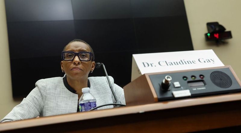 Claudine Gay, president of Harvard University, testifies before the House Education and Workforce Committee on December 5, 2023 in Washington, DC. 