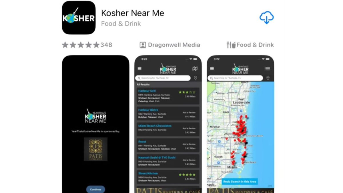 KosherNearMe app rebrands into YeahThatsKosherNearMe