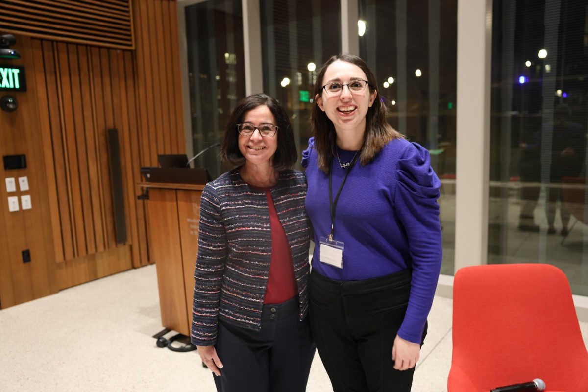 Amy (L) and Mia Kweskin (R) at the Ignite YP Staenberg Speaker Series