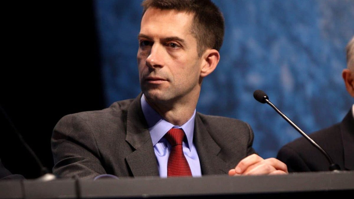 Sen. Tom Cotton (R-Ark.) speaking at the 2013 Conservative Political Action Conference (CPAC) in National Harbor, Maryland. Photo by Gage Skidmore/Flickr, creative commons.