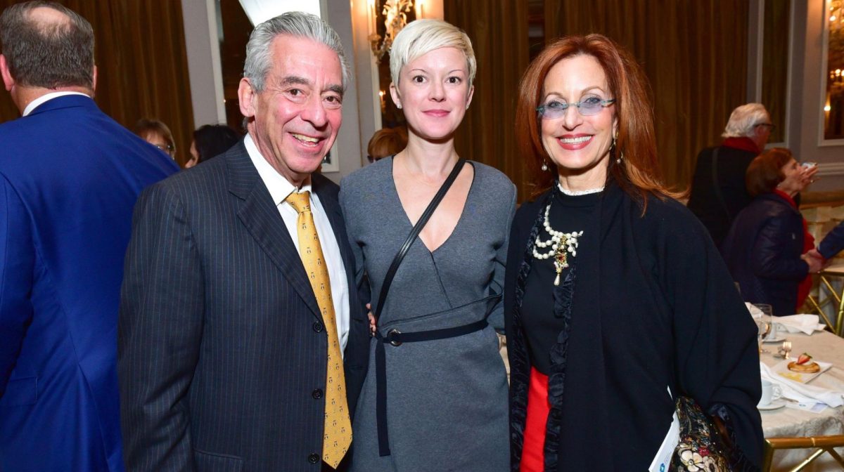 Left to right, George Krupp, Liana Krupp and Liz Krupp attend Alzheimers Drug Discovery Foundation Seventh Annual Fall Symposium & Luncheon at The Pierre Hotel in New York City, Nov. 14, 2016. 