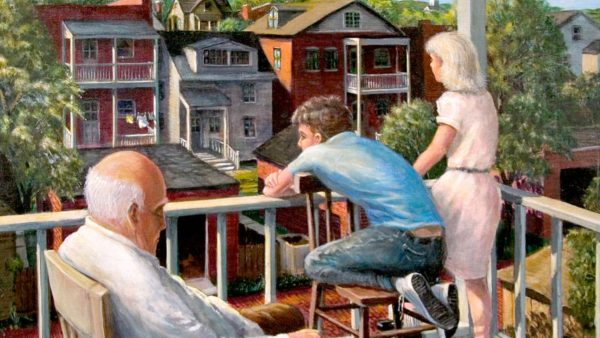 Grandpas Back Porch #1 by Edward Farber