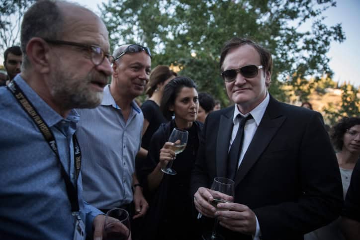 U.S. filmmaker Quentin Tarantino at the opening night of the Jerusalem Film Festival at the Cinematheque near the Old City of Jerusalem, on July 7, 2016. Photo by Hadas Parush/Flash90.