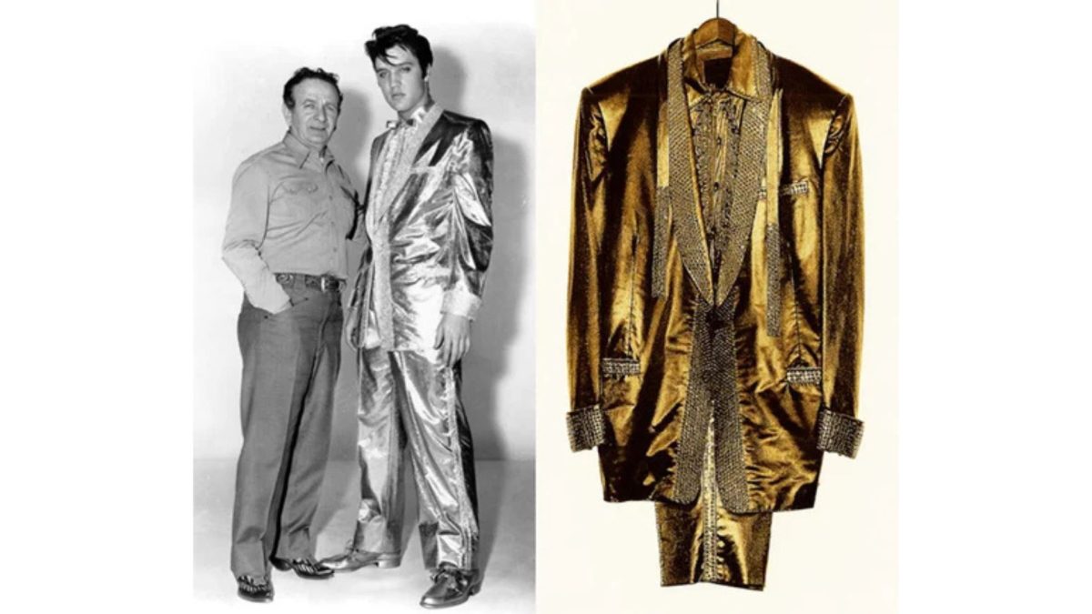 Nudie Cohn and friend. Courtesy of "NudiesRodeoTailor.com"