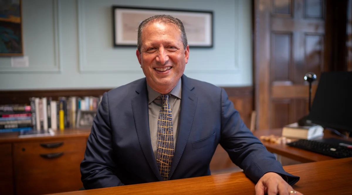 New York City Comptroller Brad Lander in his Manhattan office, July 18, 2024. 