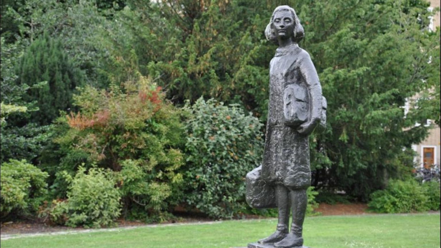 Anne Frank Statue In Amsterdam Tagged With ‘Gaza’ Graffiti - St. Louis Jewish Light