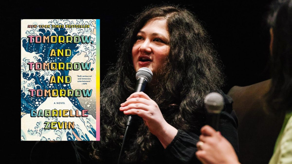 Author Gabrielle Zevin speaks about her bestseller Tomorrow, and Tomorrow, and Tomorrow during the 28th Annual Los Angeles Times Festival of Books at the University of Southern California on Saturday, April 22, 2023 in Los Angeles. 