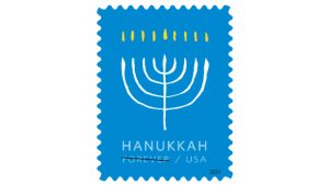 The Hanukkah 2024 stamp is being issued as a Forever® stamp in panes of 20. This Forever stamp will always be equal in value to the current First-Class Mail® one-ounce price.