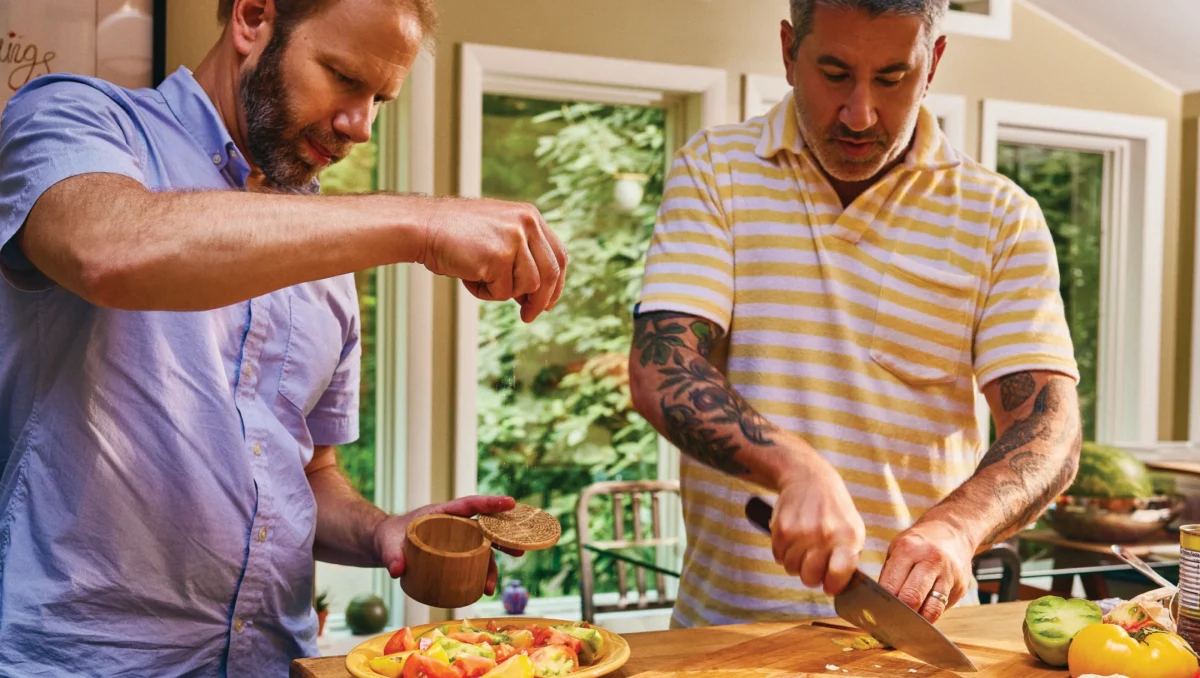 Steven Cook and Michael Solomonov shot the pictures for "Zahav Home" in Solomonov's Philadelphia house. (Courtesy CookNSolo)