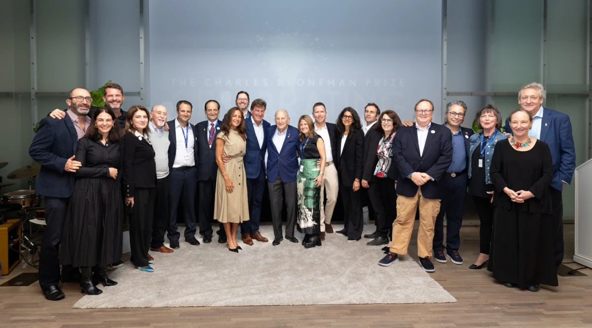 At the Charles Bronfman Prize's 20th anniversary celebration at the Jewish Museum in New York, numerous prize recipients talked about the positive ripple effect that receiving the prize has had on their work, Sept. 25, 2024. (Claudio Papapietro)