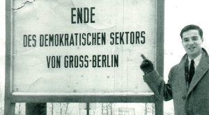 Arthur Frommer on a trip to Berlin in the 1950s. (Courtesy Frommers.com)