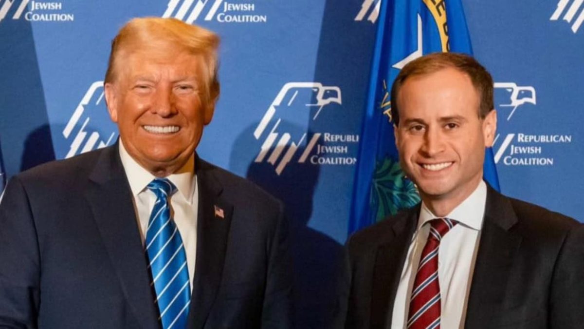 President-Elect Donald Trump and Will Scharf. 