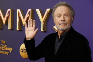 Sep 15, 2024; Los Angeles, CA, USA; Billy Crystal at the 76th Emmy Awards at the Peacock Theater on Sunday, Sept. 15, 2024, in Los Angeles. Mandatory Credit: Kevork Djansezian-USA TODAY