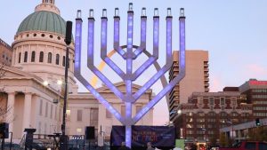 Staenberg Menorah in downtown St. Louis