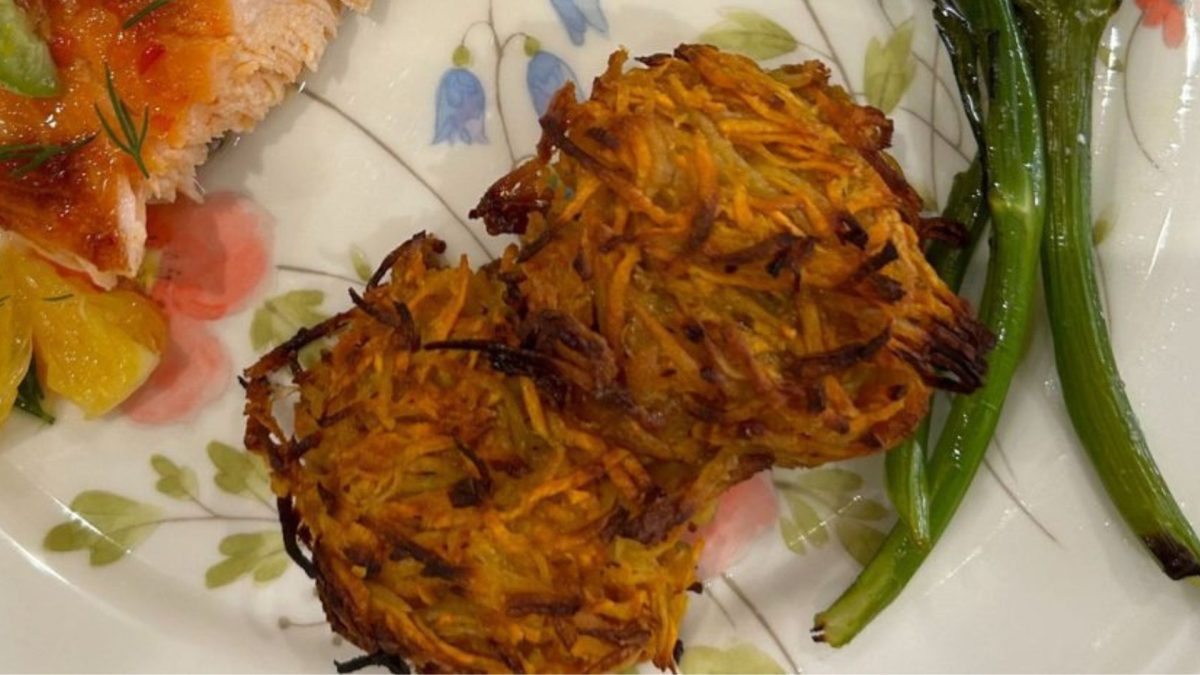 Margi Lenga Kahn’s Crisp Oven-Baked Latkes.