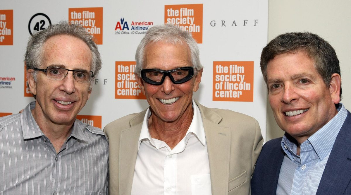 (L-R) Writers and directors Jerry Zucker, Jim Abrahams and David Zucker attend the 30th Anniversary screening of "Airplane!" at the Walter Reade Theater on August 9, 2010 in New York City. (Photo by Neilson Barnard/Getty Images)