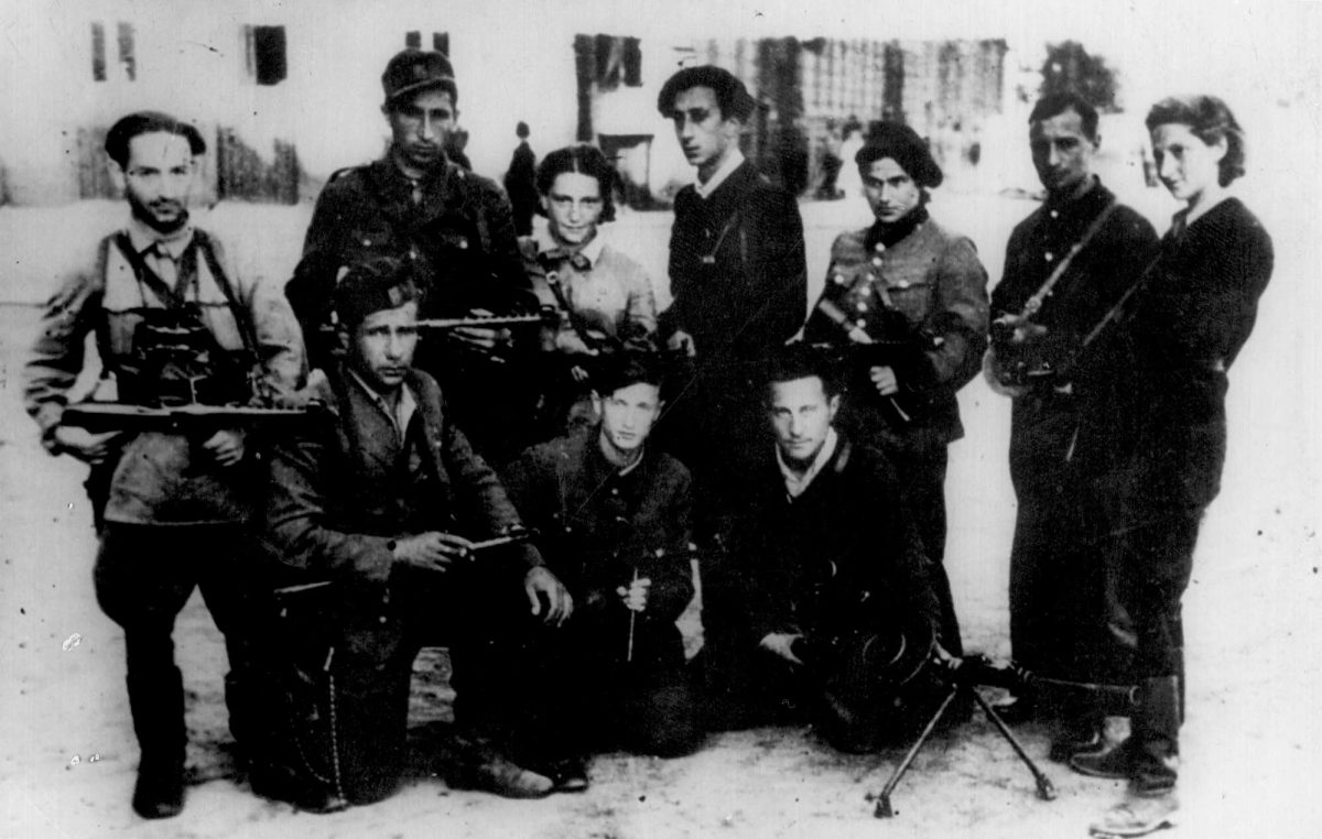 Abba Kovner and the Vilna resistance in Lithuania Courtesy of Ghetto Fighters Museum