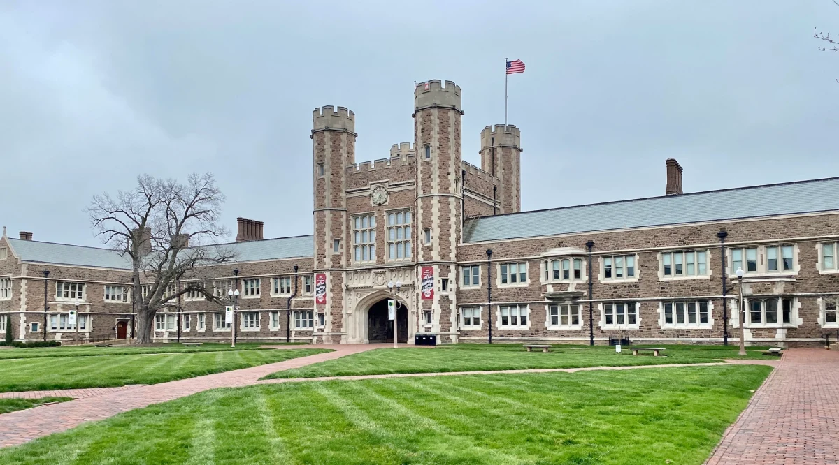 Brookings Hall at Washington University in St. Louis, Missouri, March 23, 2023. (Warren LeMay via Creative Commons)