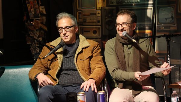 Navigation to Story: Hollywood duo brings hit podcast home—and fans can’t get enough!