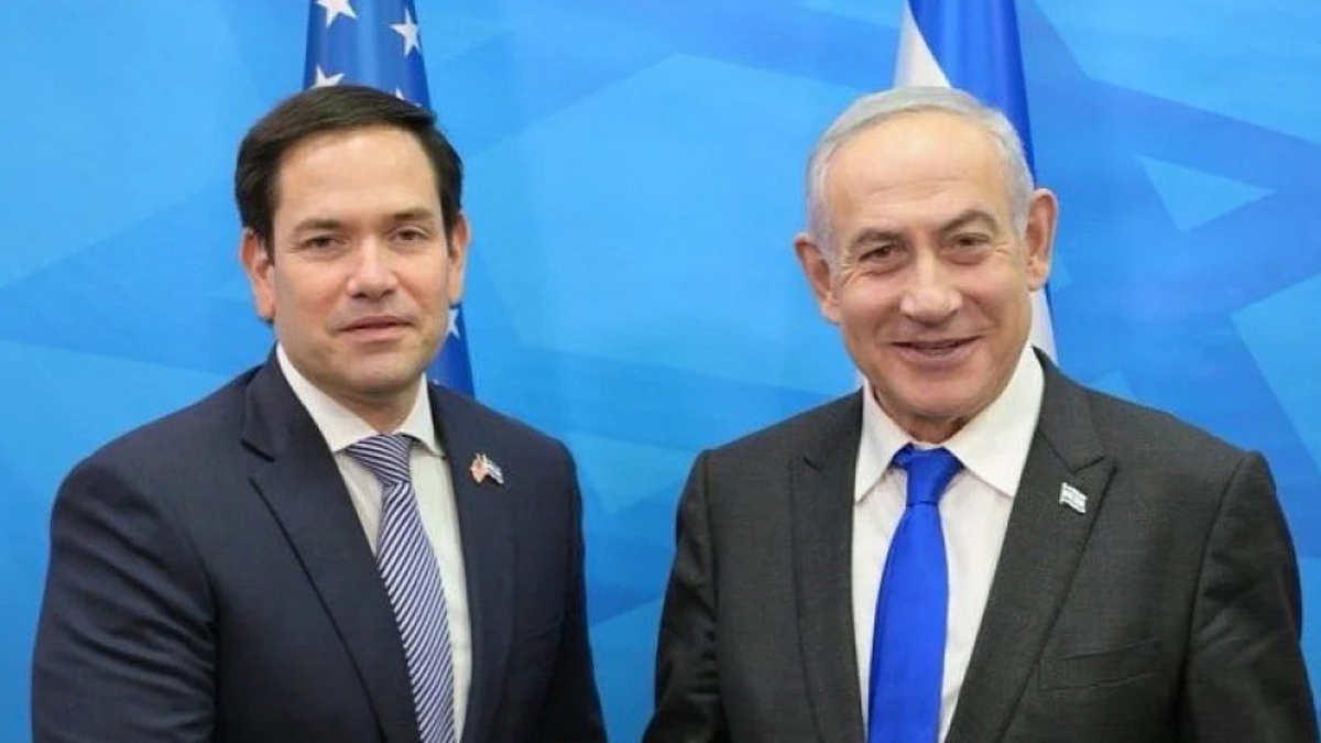 Sen. Marco Rubio (R-Fla.) meets with Israeli Prime Minister Benjamin Netanyahu on April 25, 2024. Credit: Courtesy of Sen. Rubio's Office.
