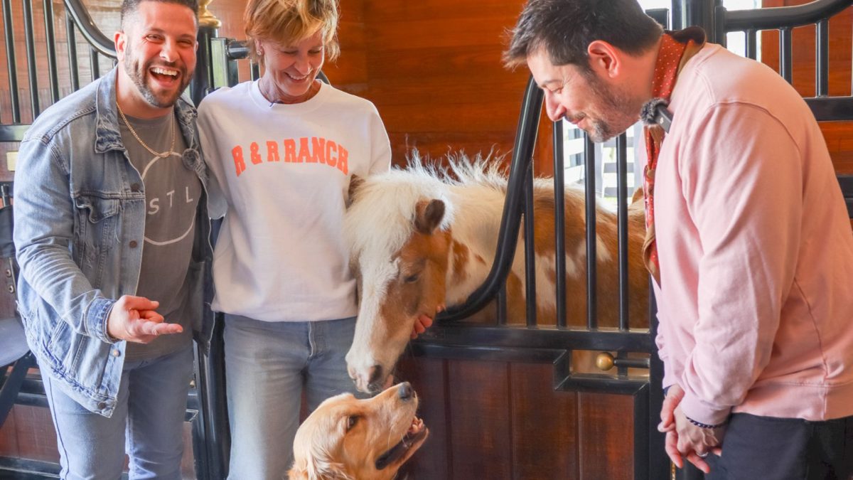 The “Jews in the Lou” guys trade bagels for barn boots at R&R Ranch