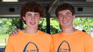 Owen Whalen, 18, and Jake Goldfarb, 17