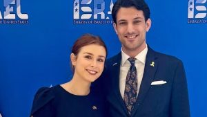 Sarah Milgrim and Yaron Lischinsky were identified as the two Israeli embassy staffers killed in a shooting outside the Capital Jewish Museum in Washington, D.C., on May 21, 2025. They had attended an embassy event to mark Israel's 77th Independence Day on May 10. (X)
