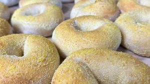 A Tzitzel Bagel from Lefty's