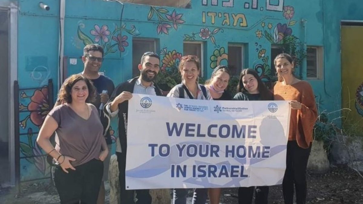 Friends from the Yokneam-Meggido region.