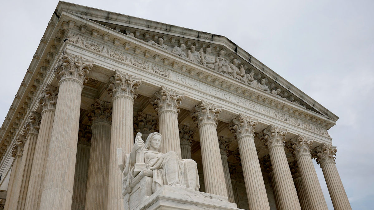 The U.S. Supreme Court in Washington, D.C., is pictured on July 30, 2024. (Kevin Dietsch/Getty Images)