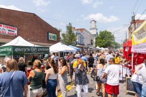Thousands attended the two-day Borscht Belt Festival, including its street fair, in upstate New York in July 2024. Credit: Courtesy.