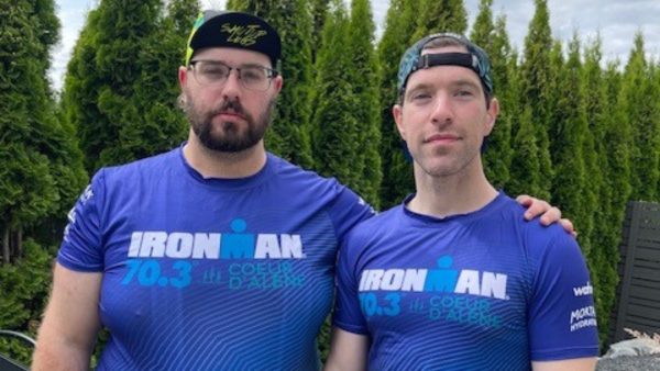Freddie Mayer, left, and Nathan Mayer, right, break out of their comfort zone together.