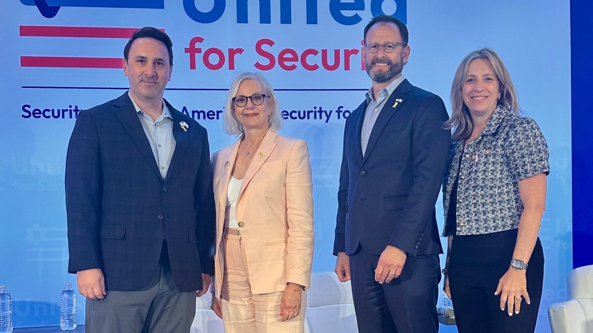 The St. Louis delegation included Michael Lourie, vice president of public affairs; and former Missouri State Rep. Stacey Newman; Dan Friedman and Patty Bloom, board members.