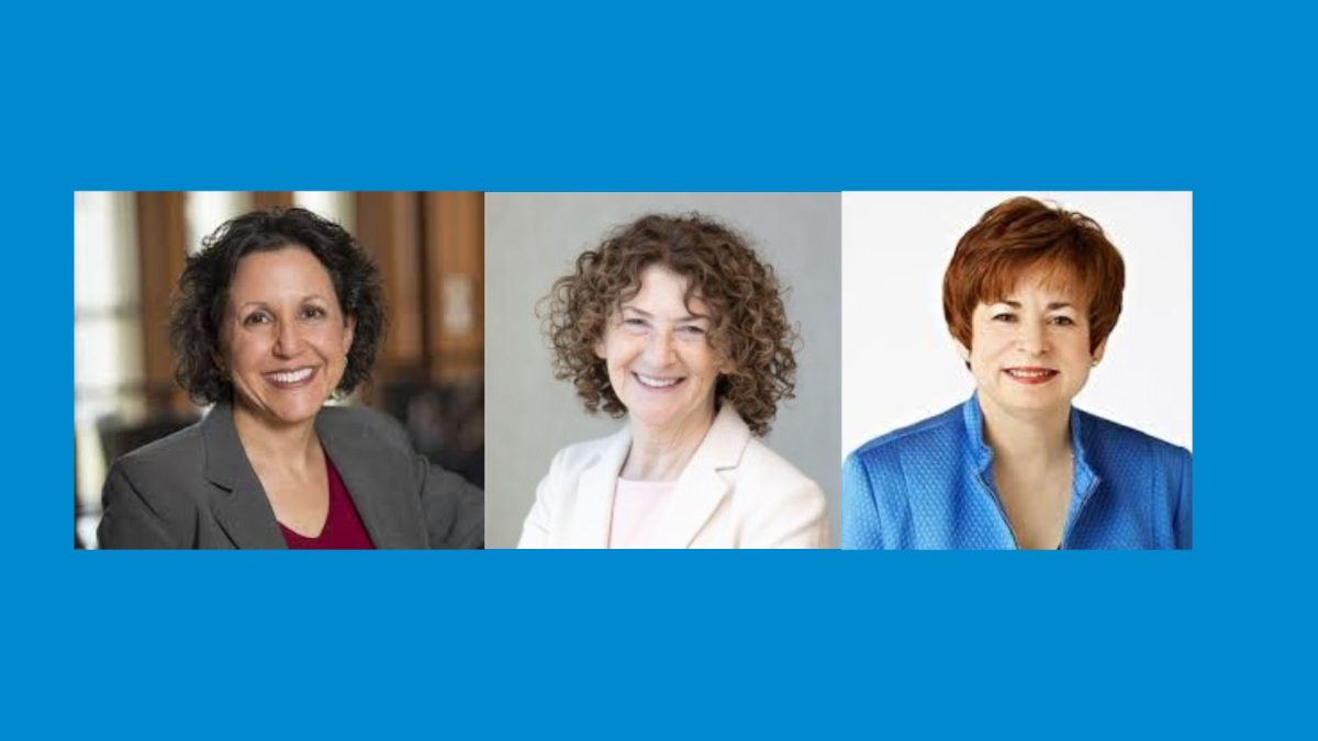 Stephanie Kurtzman, Miriam Seidenfeld and Maxine Clark. 