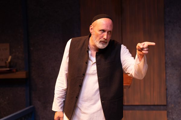 Chuck Winning as Zeblyan in ‘Two Jews Walk Into a War...’ Photo: Jon Gitchoff