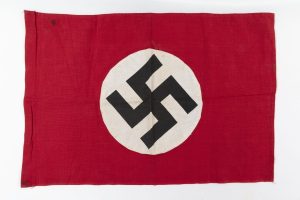 A Nazi Germany flag from the collection of the Missouri Historical Society. Credit: Wikimedia Commons.
