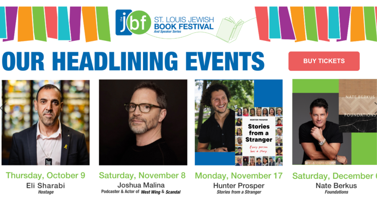 From 10 days to all year: St. Louis Jewish Book Festival goes season-long