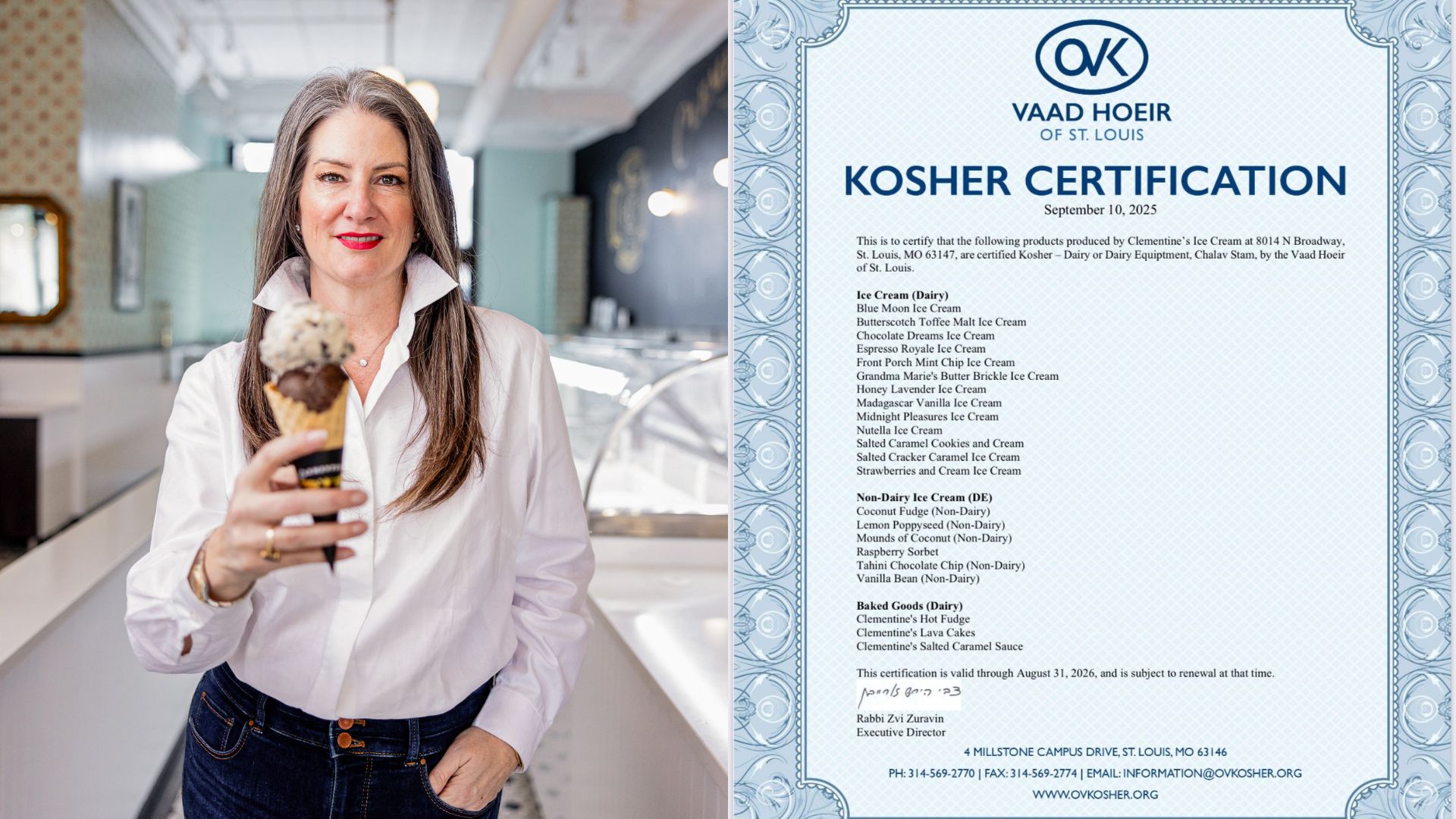 Clementine’s Ice Cream now certified kosher in St. Louis